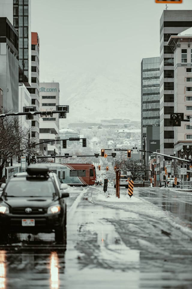 Snowy street